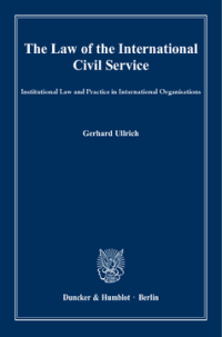 The Law of the International Civil Service