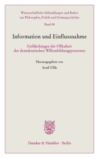 Information und Einflussnahme