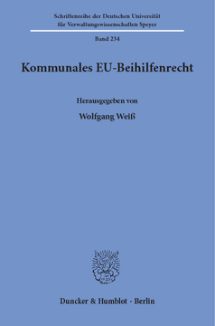 Kommunales EU-Beihilfenrecht