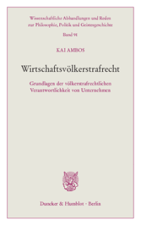 Wirtschaftsvölkerstrafrecht