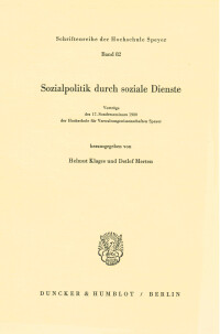 Sozialpolitik durch soziale Dienste