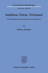 Sanktion, Norm, Vertrauen
