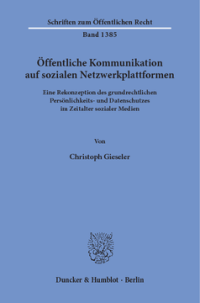 Öffentliche Kommunikation auf sozialen Netzwerkplattformen