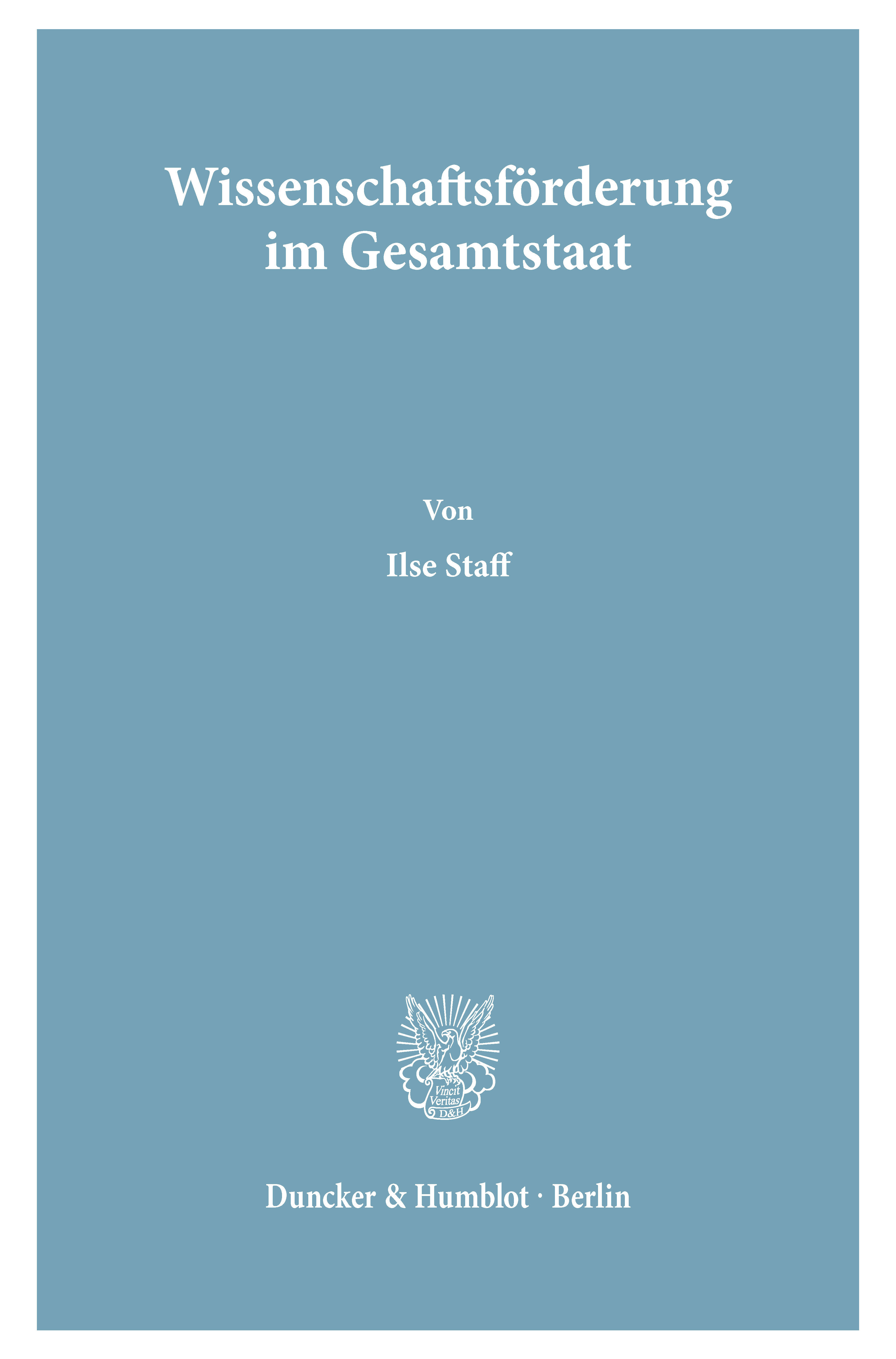 Wissenschaftsförderung im Gesamtstaat