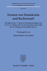 Erosion von Demokratie und Rechtsstaat?