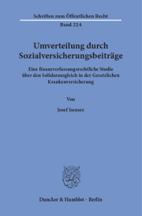 Umverteilung durch Sozialversicherungsbeiträge