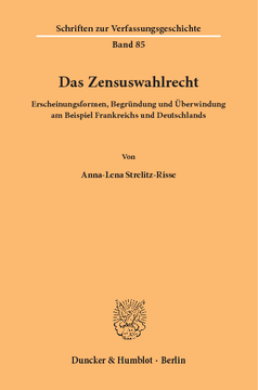 Das Zensuswahlrecht Das Zensuswahlrecht