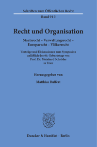 Recht und Organisation