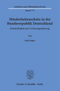 Minderheitenschutz in der Bundesrepublik Deutschland