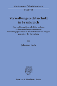 Verwaltungsrechtsschutz in Frankreich