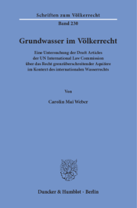 Grundwasser im Völkerrecht