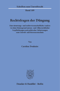 Rechtsfragen der Düngung