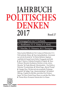 Politisches Denken. Jahrbuch 2017