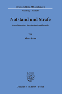 Notstand und Strafe