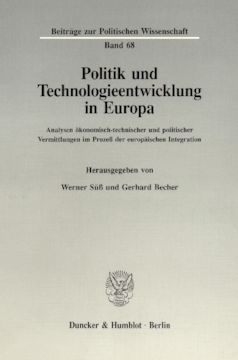 Politik und Technologieentwicklung in Europa