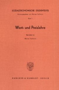 Sozialökonomische Studientexte