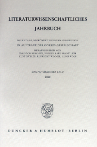 Literaturwissenschaftliches Jahrbuch