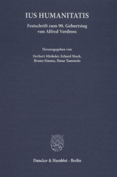 Ius Humanitatis Ius Humanitatis
