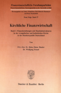 Kirchliche Finanzwirtschaft