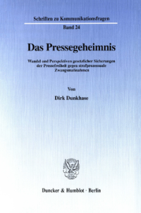 Das Pressegeheimnis