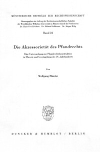 Die Akzessorietät des Pfandrechts