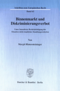 Binnenmarkt und Diskriminierungsverbot