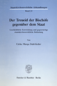 Der Treueid der Bischöfe gegenüber dem Staat