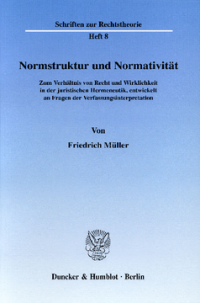 Normstruktur und Normativität