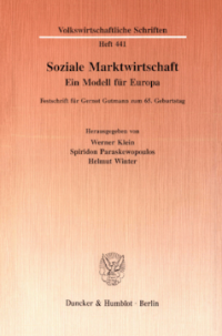 Soziale Marktwirtschaft
