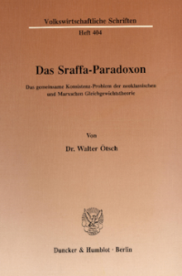 Das Sraffa-Paradoxon