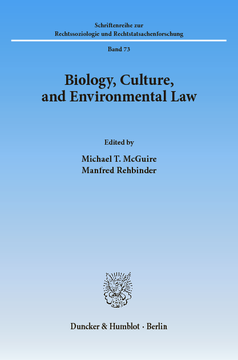 Biology, Culture, and Environmental Law