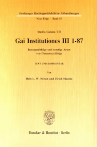 Gai Institutiones III 1 - 87