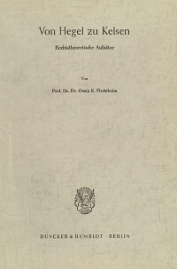 Von Hegel zu Kelsen