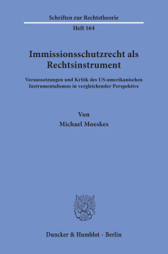 Immissionsschutzrecht als Rechtsinstrument