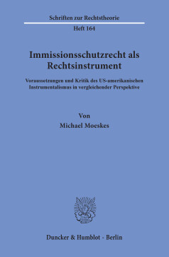 Immissionsschutzrecht als Rechtsinstrument Immissionsschutzrecht als Rechtsinstrument