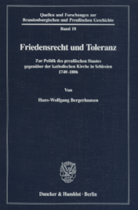 Friedensrecht und Toleranz