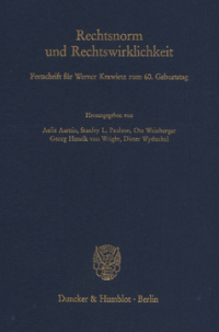 Rechtsnorm und Rechtswirklichkeit
