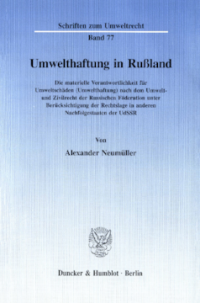 Umwelthaftung in Rußland