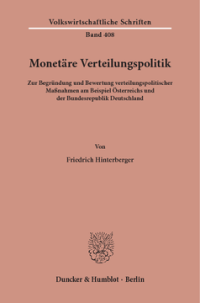 Monetäre Verteilungspolitik