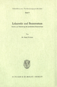 Lehnrecht und Beamtentum