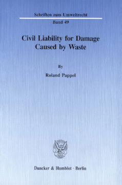 Civil Liability for Damage Caused by Waste