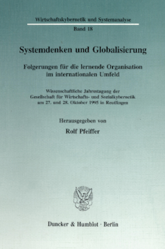 Systemdenken und Globalisierung