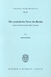 Die symbolische Natur des Rechts