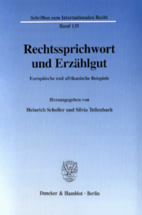 Rechtssprichwort und Erzählgut