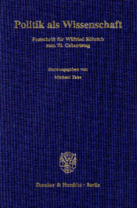 Politik als Wissenschaft