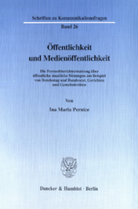 Öffentlichkeit und Medienöffentlichkeit