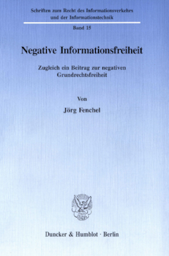 Negative Informationsfreiheit