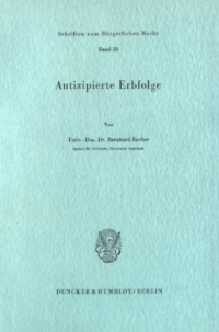 Antizipierte Erbfolge