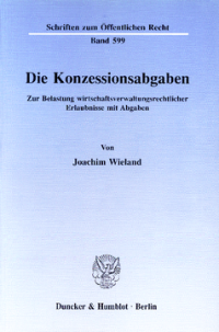 Die Konzessionsabgaben