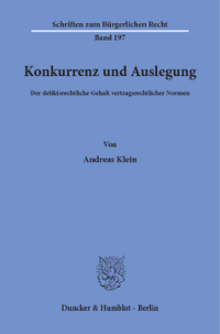 Konkurrenz und Auslegung